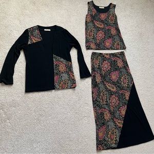 Notations Vintage Paisley/Bohemian 3-piece set